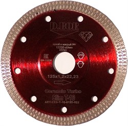 Алмазный диск  T-10 Standard, d 115x2,0x22,23мм D.BOR - фото 8799