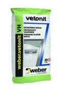 Шпатлевка Weber.vetonit VH / Ветонит VH для влажных помещений белая (25кг)